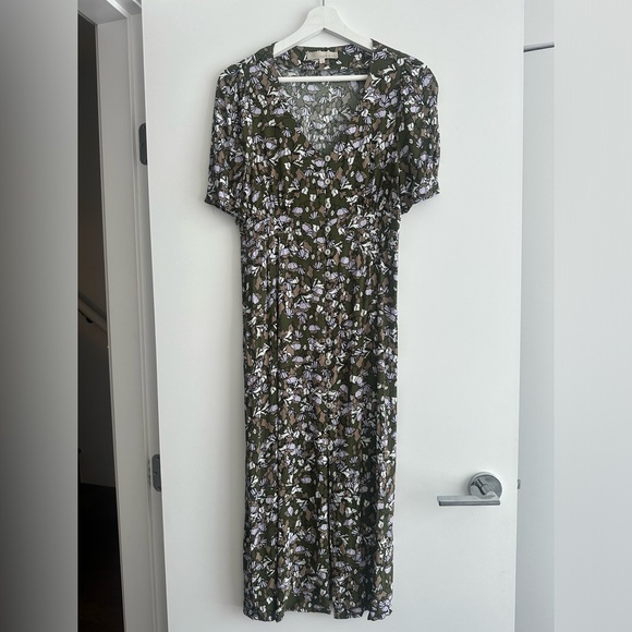 Monk & Lou green floral dress size S - Picture 1 of 7